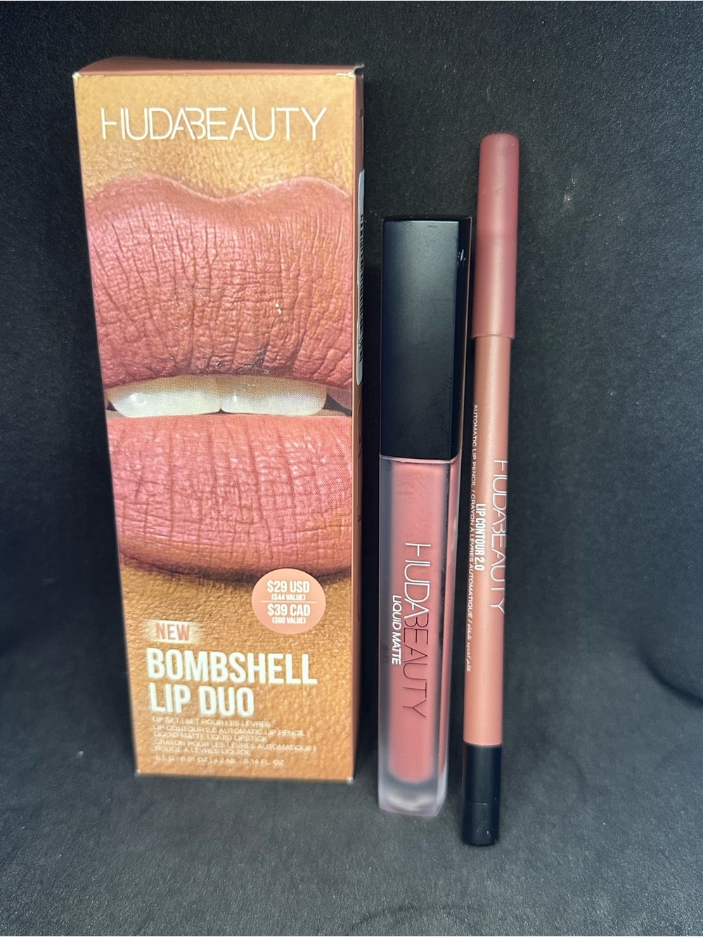 🆕 HUDA BEAUTY Bombshell Lip Duo ✨new unused in box✨